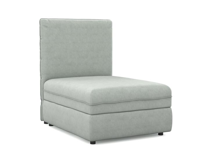 Vallentuna Sitzmodul 5 (CL eng, hohe Lehne, mit Fach) Bezug